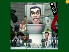 Spil Skibidi Toilet Sliding Puzzle online