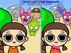 Spil Sprunki and Squid Game Difference online
