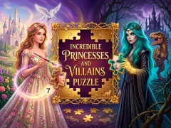 Spil Incredible Princesses and Villains Puzzle online