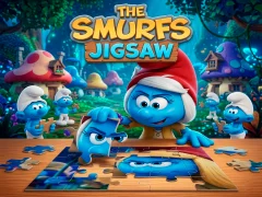 Spil The Smurfs Jigsaw online