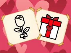 Spil Valentine Present Coloring online