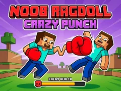 Spil Noob Ragdoll: Crazy Punch online