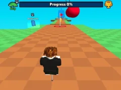 Spil Obby Pogo Parkour! online