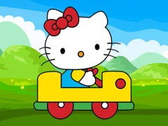 Spil Cute Kitty Car Jigsaw online