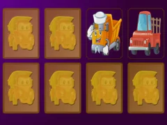 Spil Cartoon Trucks Memory online