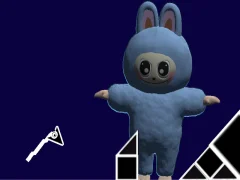 Spil Labubu Geometry Dash online