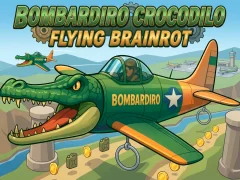 Spil Bombardiro Crocodilo Flying Brainrot online