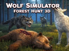 Spil Wolf Simulator Forest Hunt 3D online