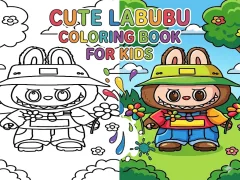 Spil Cute Labubu Coloring Book for Kids online