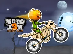 Spil Moto X3M Spooky Land online