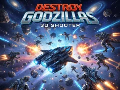 Spil Destroy Godzillas: 3D Shooter online