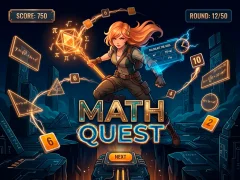 Spil MathQuest online