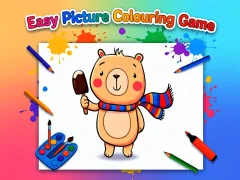 Spil Easy Picture Colouring Game online
