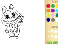 Spil Labubu Doll Coloring Book for Kids online