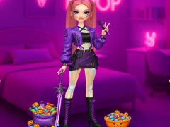 Spil K-Pop Halloween Dress Up online