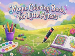 Spil Magic Coloring Book for Little Artists online