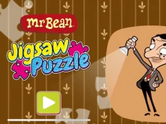 Spil Mr Bean Jigsaw Puzzle online