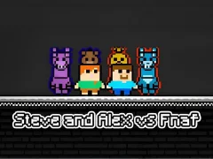 Spil Steve and Alex vs Fnaf online