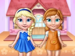 Spil Ellie And Annie Doll House online