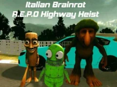Spil Italian Brainrot R.E.P.O Highway Heist online
