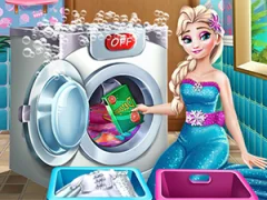 Spil Ice Queen Laundry Day online