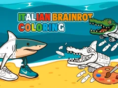 Spil Italian Brainrot Coloring online