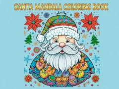 Spil Santa Mandala Coloring Pages online