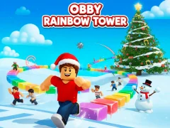 Spil Obby Rainbow Tower online