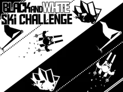 Spil Black and White Ski Challenge online