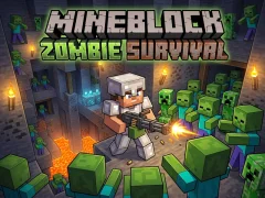 Spil Mineblock Zombie Survival online