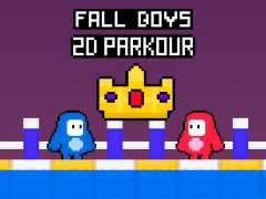 Spil Fall Boys 2D Parkour online