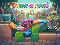 Spil Draw a road online