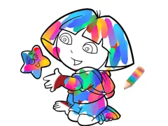 Spil Jungle Girl: Coloring Pages online
