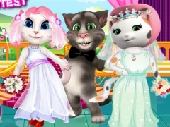 Spil White Kittens Bride Contest online