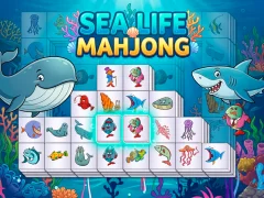 Spil Sea life mahjong online