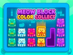Spil Meow Block: Color Collect online