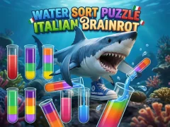 Spil Water Sort Puzzle Italian Brainrot online