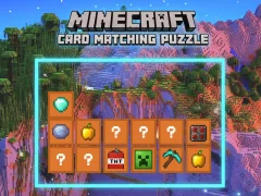 Spil Minecraft Card Matching Puzzle online