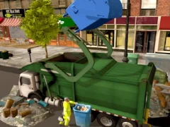 Spil Town Clean Garbage Truck online