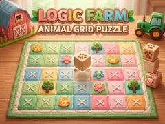Spil Logic Farm: Animal Grid Puzzle online