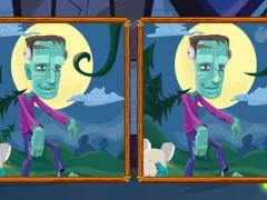 Spil Halloween Find the Differences online