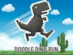 Spil Doodle Dino Run online
