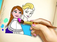Spil Ice Kingdom Coloring Book online