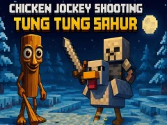 Spil Chicken Jockey Shooting Tung Tung Sahur online