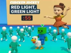 Spil Chicken Jockey: Red Light Green Light online
