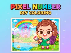 Spil Pixel Number  DIY Coloring online
