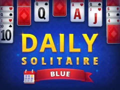 Spil Daily Solitaire Blue online