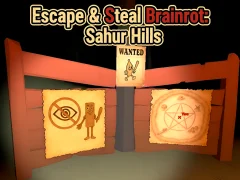 Spil Escape & Steal Brainrot: Sahur Hills online