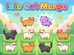 Spil Idlle Cat Merge online