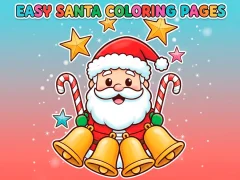 Spil Easy Santa Coloring Pages online